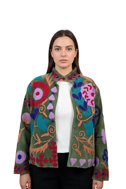 Bloom Velvet Jacket