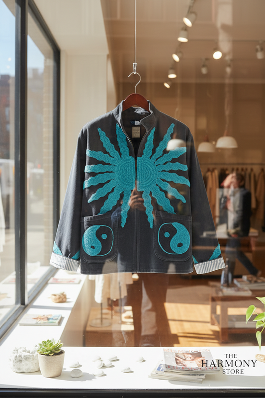 Ying Yang Velvet Jacket