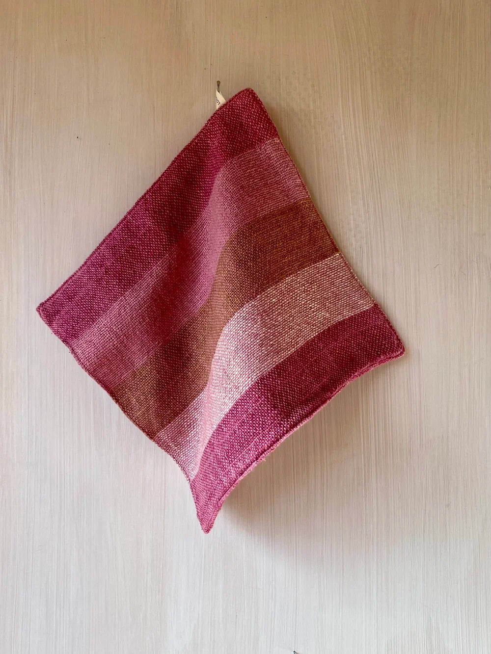 Face Washers 2 PK - Pink & Dark Cotton /Pink Marigold Stripe