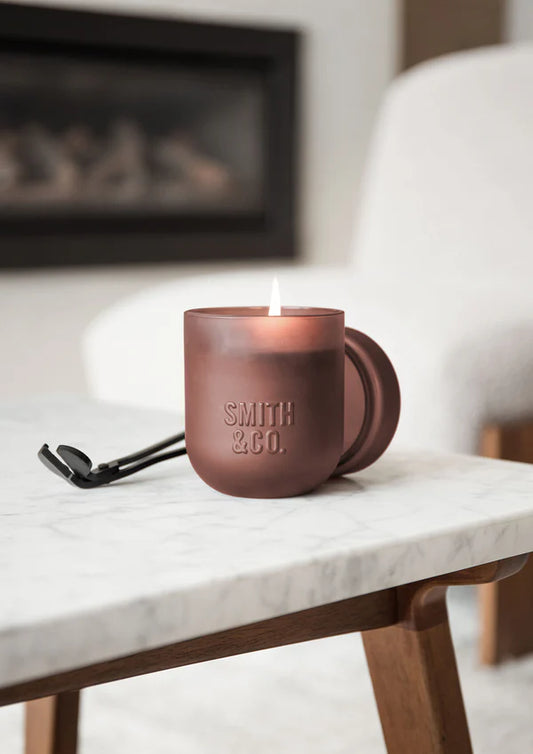 Smith & Co Black Oud & Saffron Candle