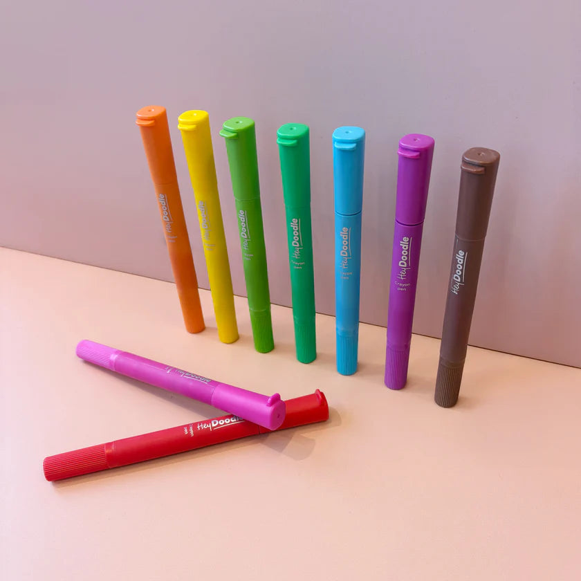Washable Crayon Pens Set