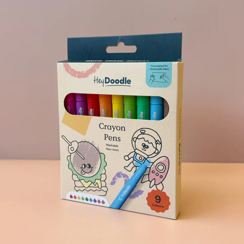 Washable Crayon Pens Set