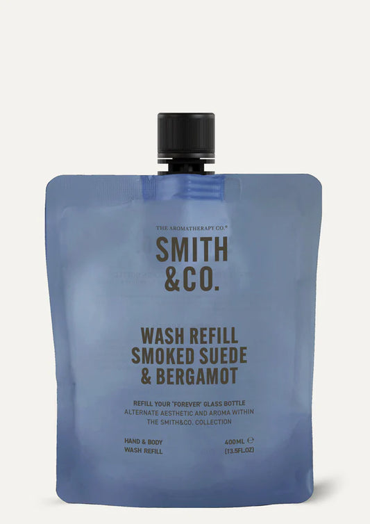 Smith & co Smoked Suede & Bergamot Wash refill