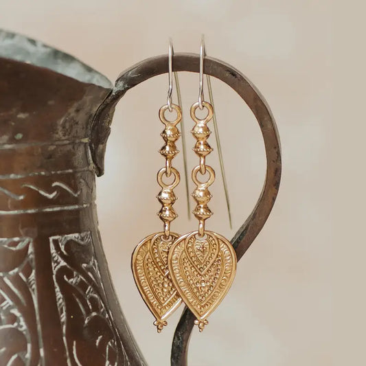 Aharya Earrings brass