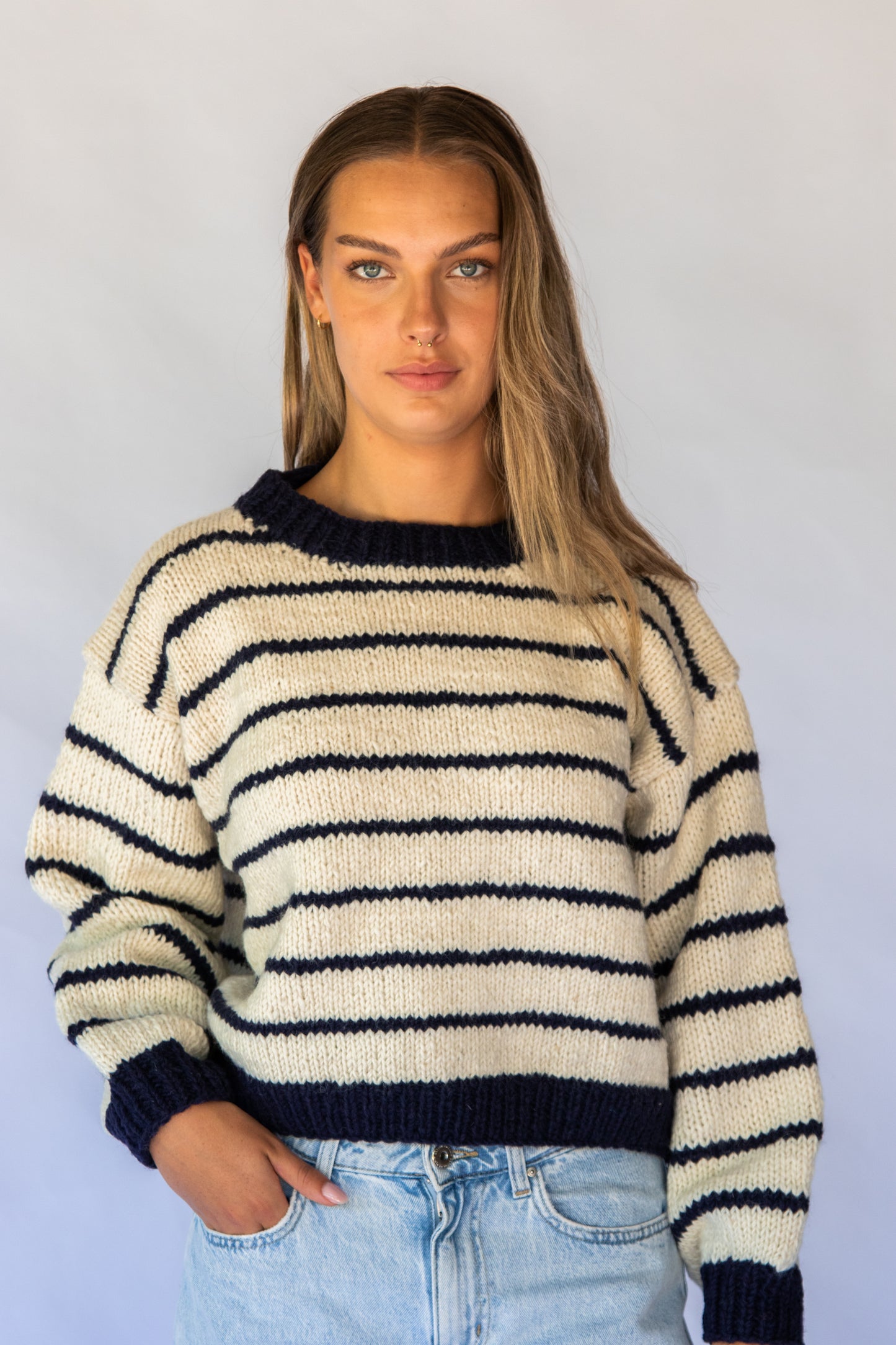 Bande Sweater - Navy image 0