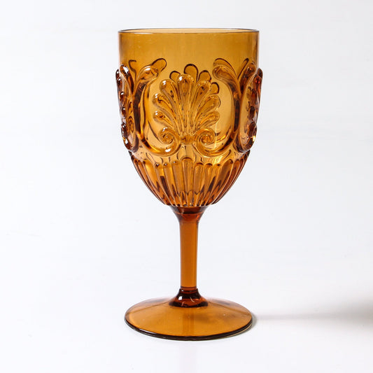 Flemington Acrylic Wine Glass - Amber image 0