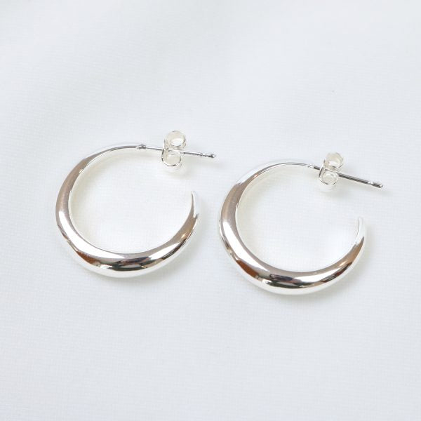 Inca Hoops in Silver image 0