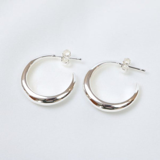 Inca Hoops in Silver image 0