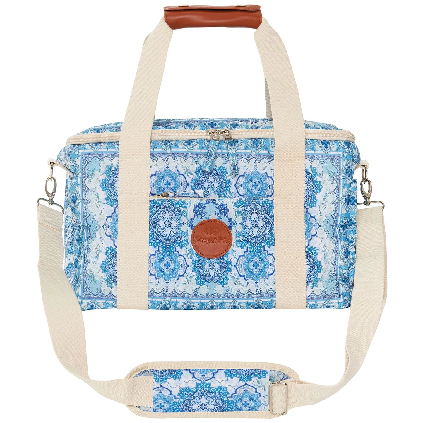 Moroccan Vintage Blue Cooler Bag image 0