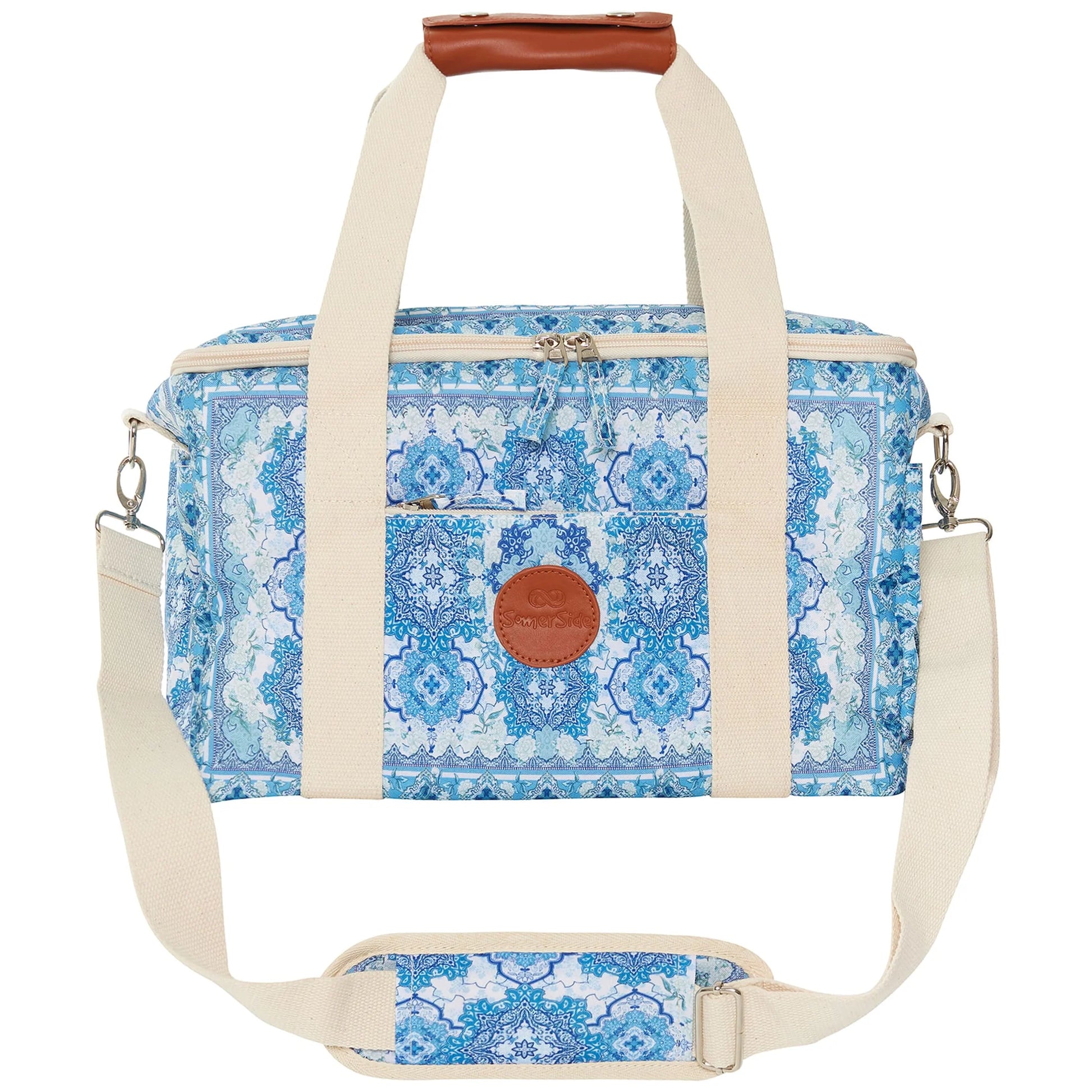 Moroccan Vintage Blue Cooler Bag image 0