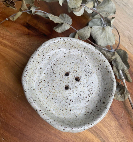Small Speckled Soap Dish image 1