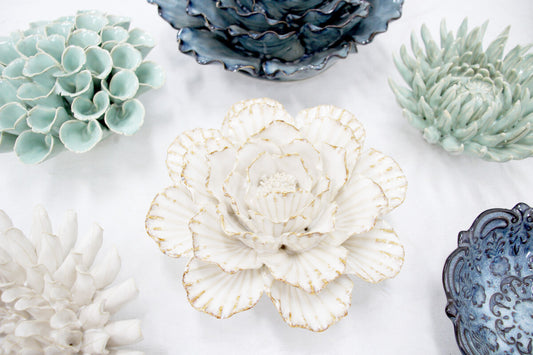 Ceramic Flower- Pistachio- PRE ORDER
