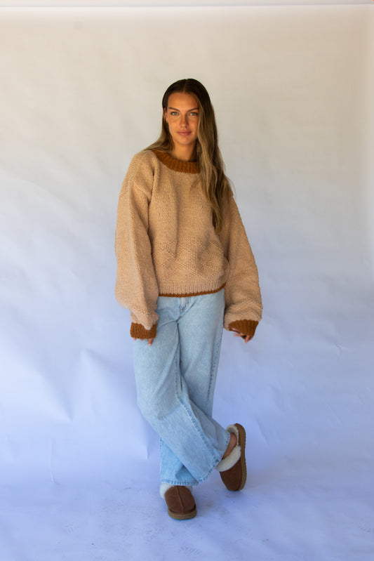 July Sweater - Caramel image 0