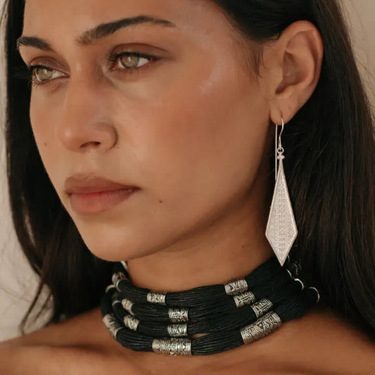 Izara Earrings - Silver Plated