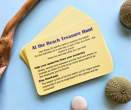 At the Beach Treasure Hunt / Nature Fun Card image 1