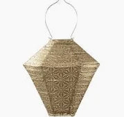 Diamond 28cm - Solar Lantern - 2 Colours