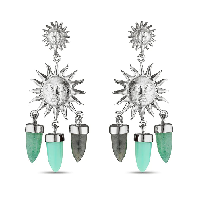 Sol Earrings / Silver image 0