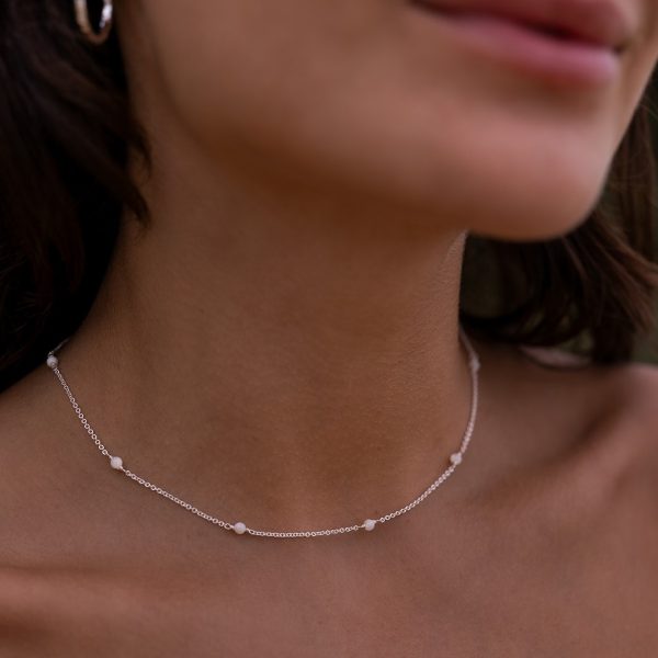 Elara Necklace in Silver image 1