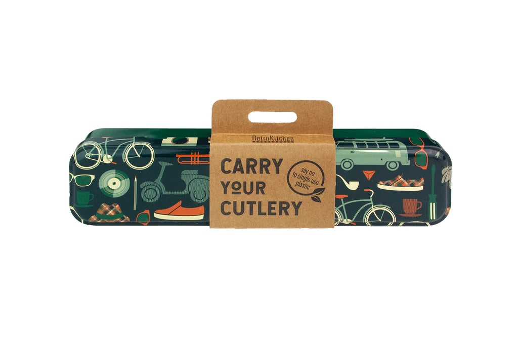 CARRY YOUR CUTLERY - RETRO MAN image 0