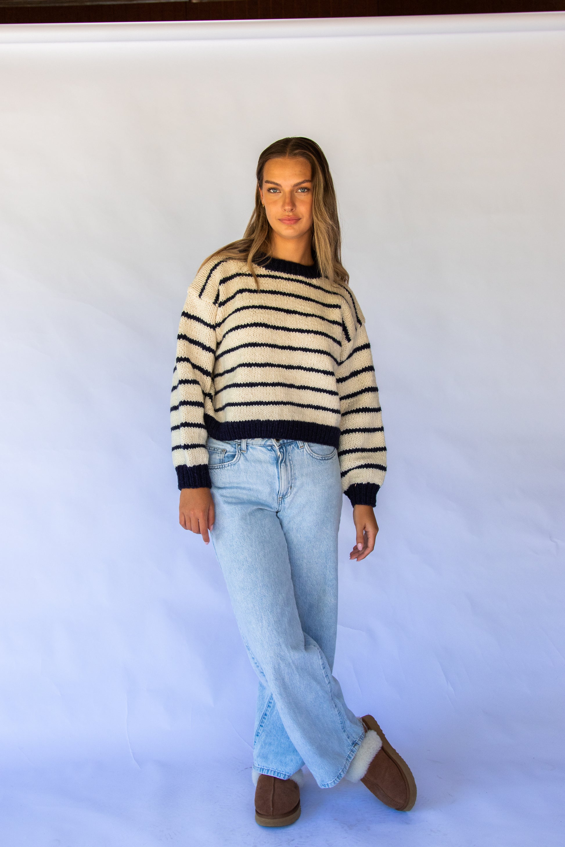 Bande Sweater - Navy image 5