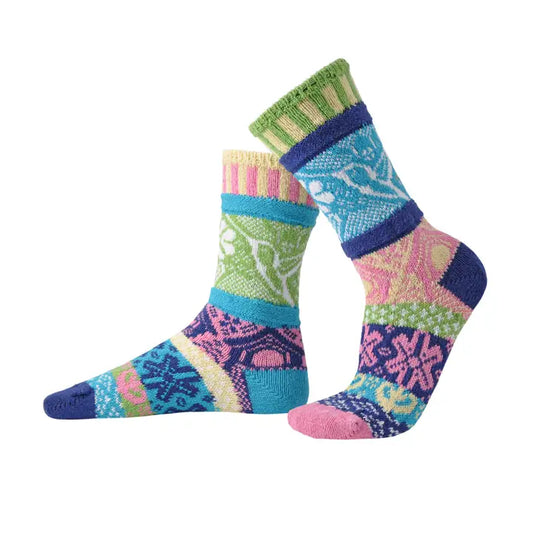 Hummingbird Crew Socks / Recycled Cotton Eco- Friendly