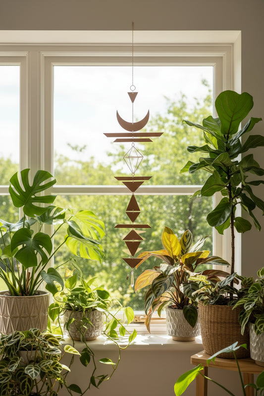 Golden Pyramid Sun Catcher
