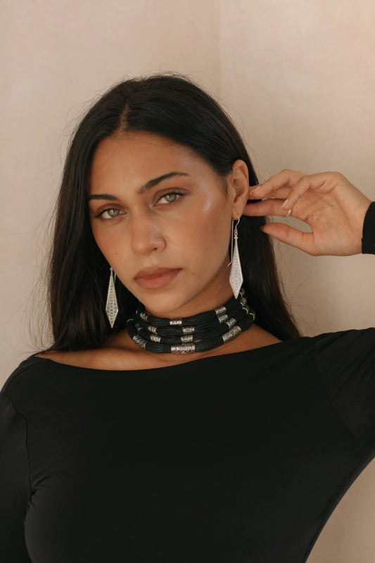 Izara Earring Silver Platted